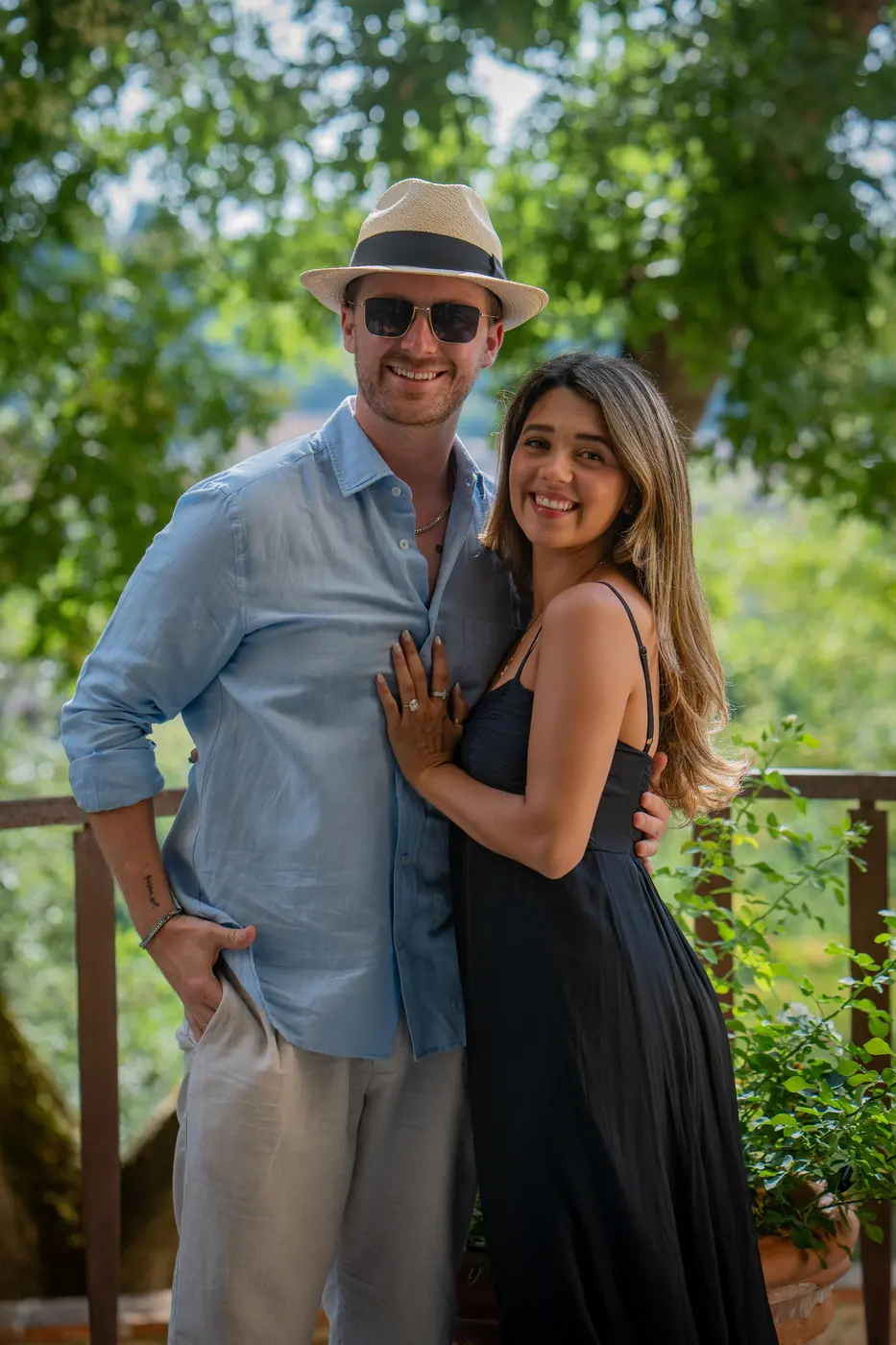 Raquel and Tyler engagement photograph